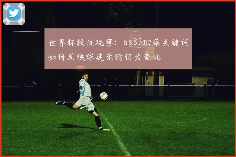 世界杯投注观察：as83me葫关键词如何反映球迷竞猜行为变化